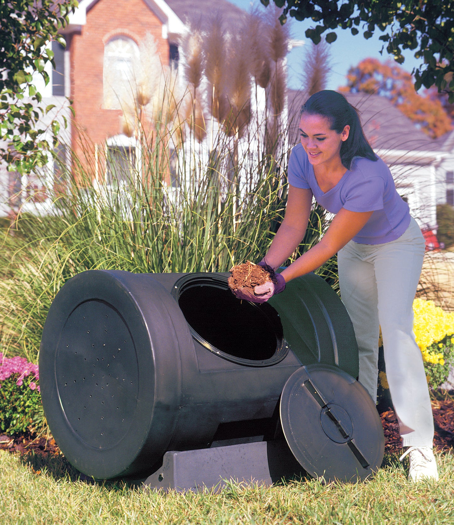 12 Ft Barrel Single Composting Tumbler