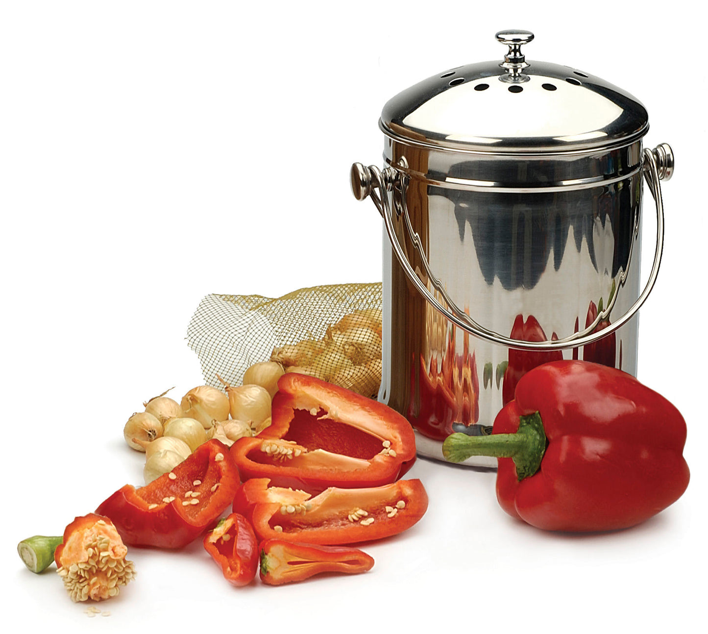 Stainless Steel Kitchen Composter 3 Quart